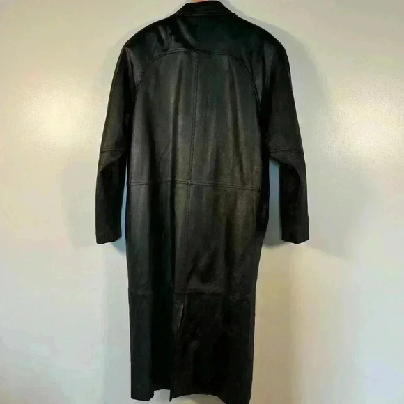 Savannah Women’s Leather Jacket Black color Size L midi length - Picture 10 of 11